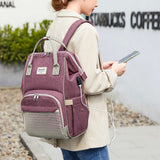 Wickelrucksack Uni Plus+ Set mit USB Anschluss